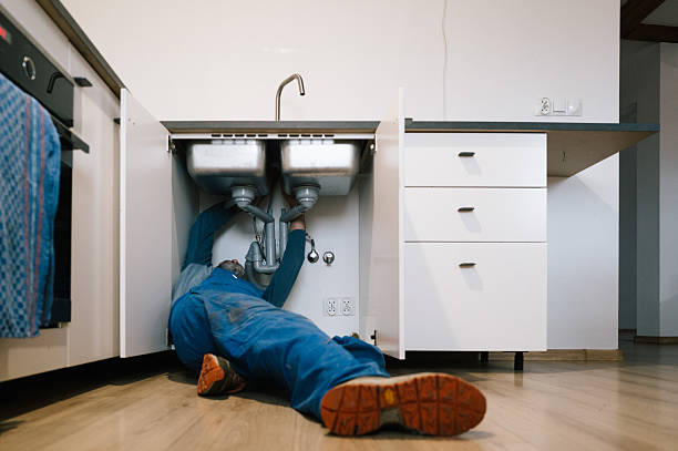 Professional Drain Cleaning technician working in Pembroke, VA